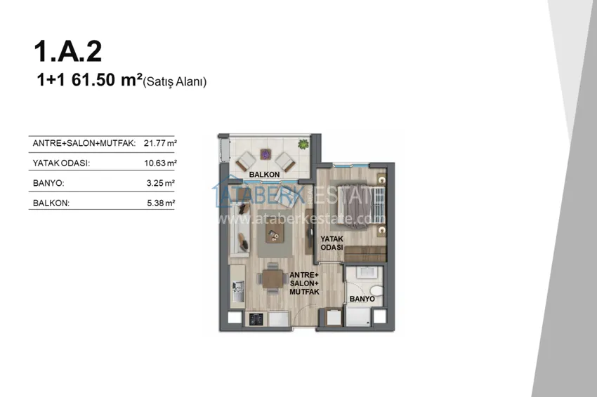 Купить дешево Уникальный жилой комплекс в Анталии – Кепез, с правом на гражданство и государственной гарантией  61 