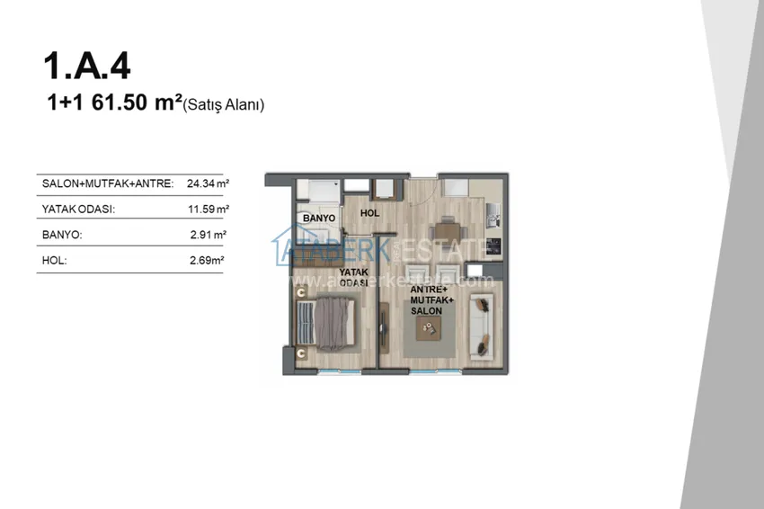 Купить дешево Уникальный жилой комплекс в Анталии – Кепез, с правом на гражданство и государственной гарантией  62 