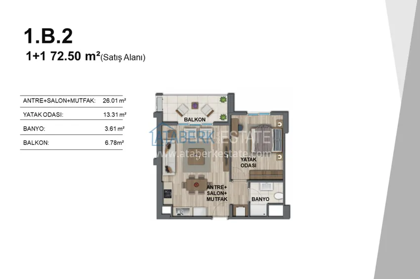 Купить дешево Уникальный жилой комплекс в Анталии – Кепез, с правом на гражданство и государственной гарантией  64 