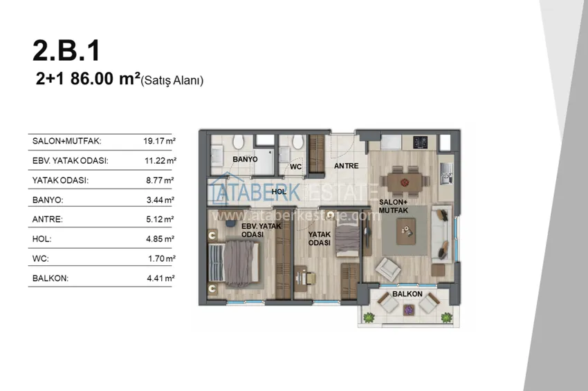 Купить дешево Уникальный жилой комплекс в Анталии – Кепез, с правом на гражданство и государственной гарантией  68 
