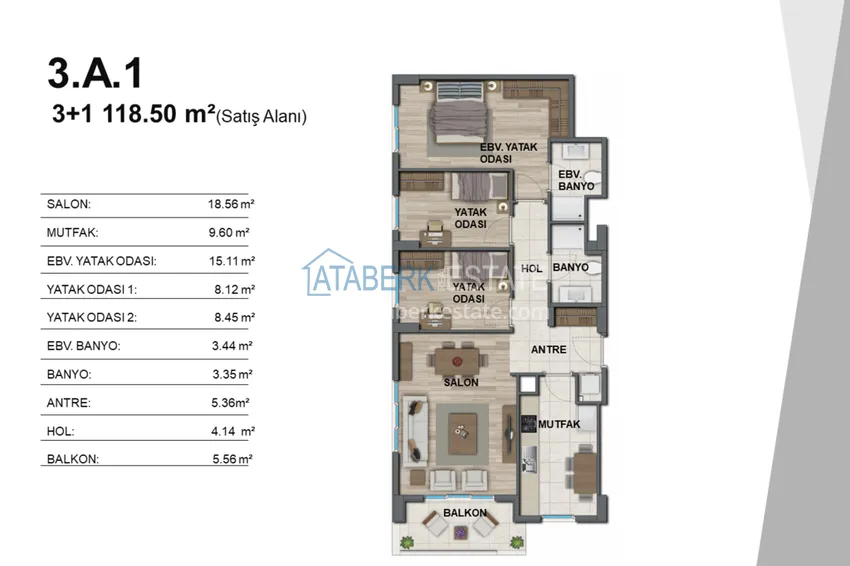 Купить дешево Уникальный жилой комплекс в Анталии – Кепез, с правом на гражданство и государственной гарантией  76 