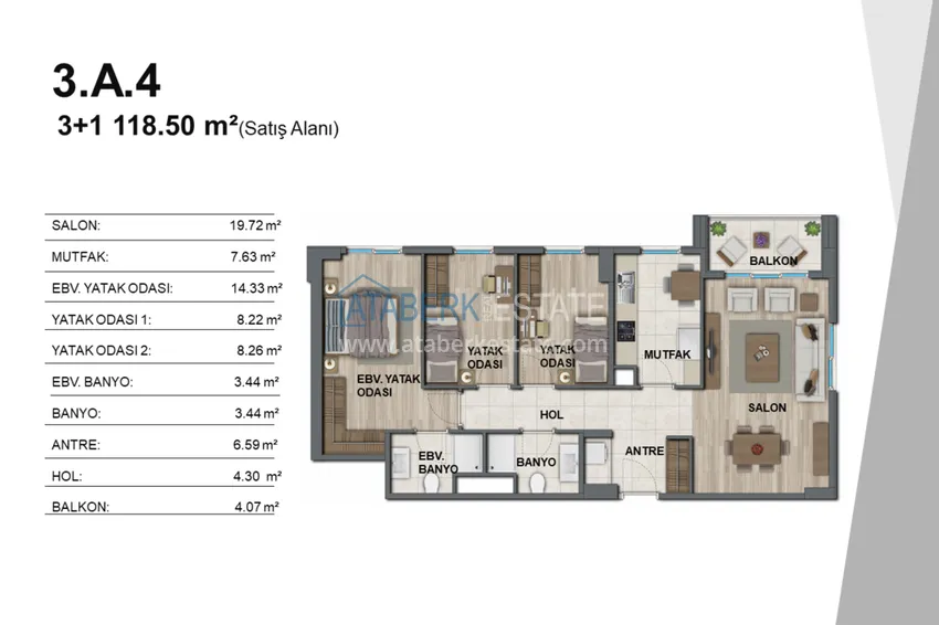 Купить дешево Уникальный жилой комплекс в Анталии – Кепез, с правом на гражданство и государственной гарантией  79 