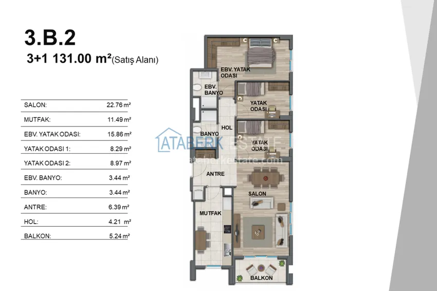 Купить дешево Уникальный жилой комплекс в Анталии – Кепез, с правом на гражданство и государственной гарантией  81 