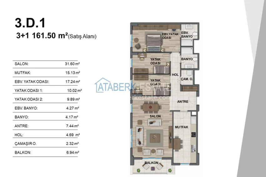 Купить дешево Уникальный жилой комплекс в Анталии – Кепез, с правом на гражданство и государственной гарантией  86 