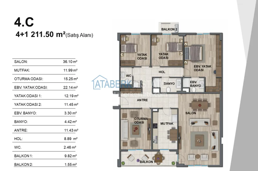 Купить дешево Уникальный жилой комплекс в Анталии – Кепез, с правом на гражданство и государственной гарантией  89 