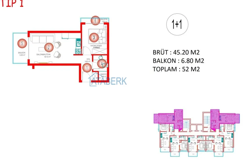 Купить дешево Новый инвестиционно-привлекательный проект жилого комплекса в Авсаллар  2 
