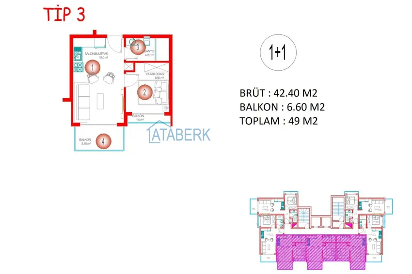 Купить дешево Новый инвестиционно-привлекательный проект жилого комплекса в Авсаллар  4 
