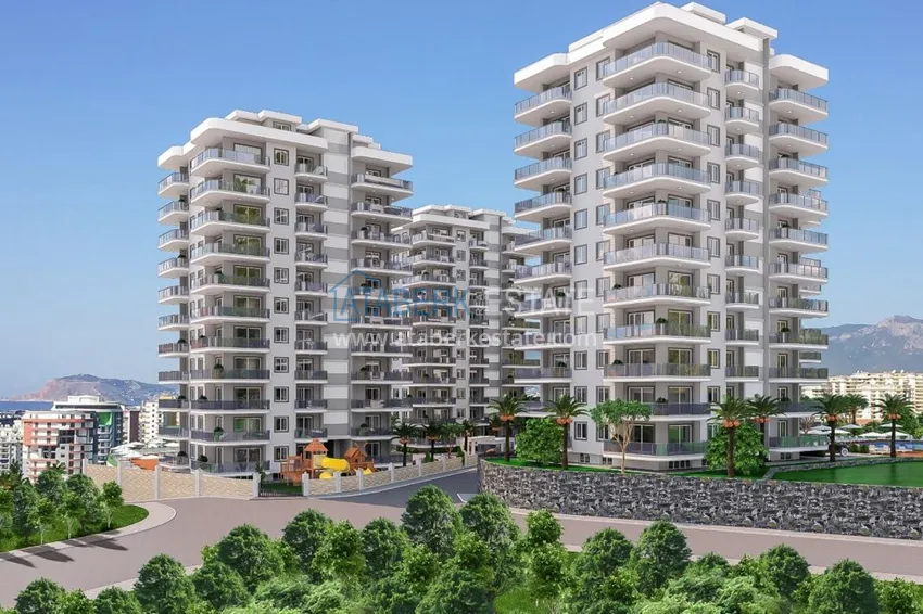 Квартира с чистовой отделкой в новостройке, в Махмутларе 3 