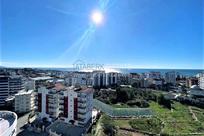 Приобрести Пентхаус-дуплекс в Тосмуре меблированный с видом на море  33 