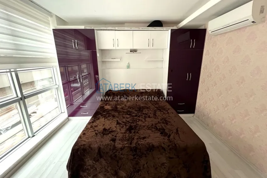 Приобрести Квартира в центре Алании, двухкомнатная с мебелью - район пляжа Клеопатра 10 