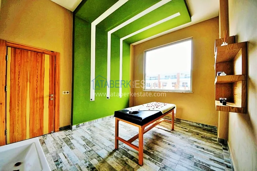 Квартира в Махмутларе меблированная с видом на горы и море 10 