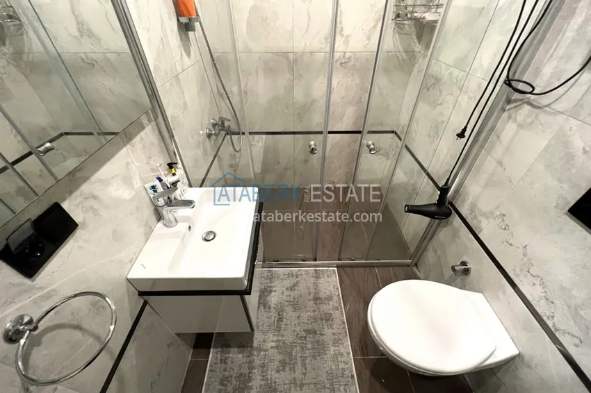 Приобрести Квартира в центре Алании, двухкомнатная с мебелью - район пляжа Клеопатра 11 