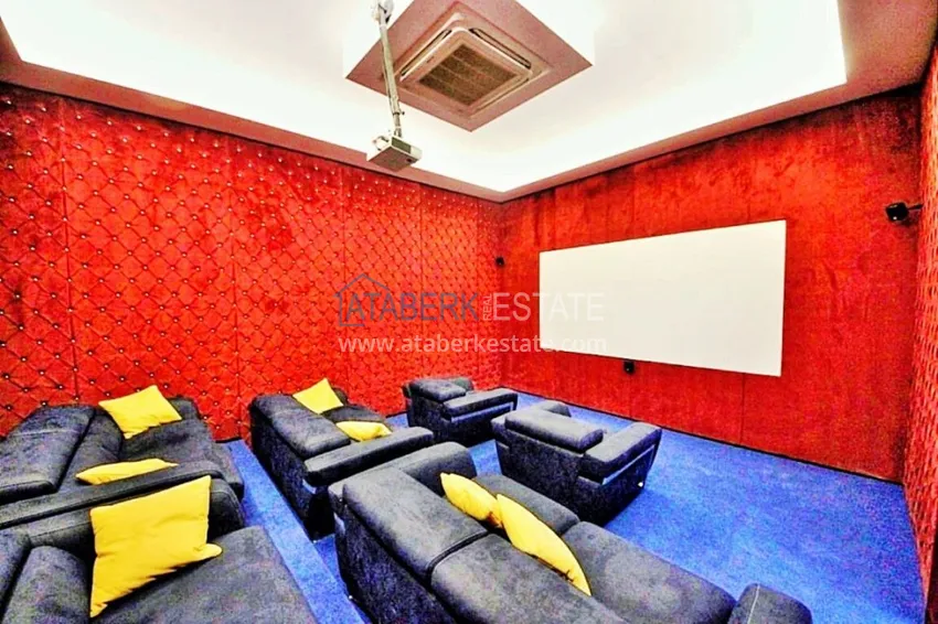 Квартира в Махмутларе меблированная с видом на горы и море 11 