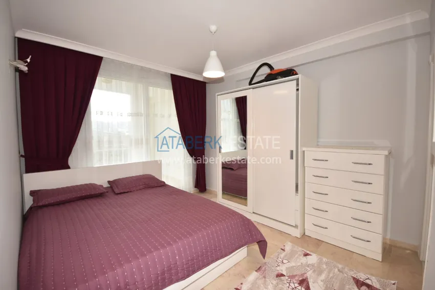 Приобрести Квартира в Махмутларе с мебелью и видом на море и горы в жилом комплексе 12 