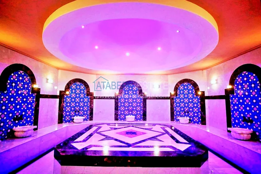 Квартира в Махмутларе меблированная с видом на горы и море 12 