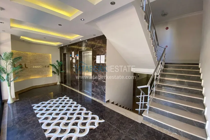 Квартира в Махмутларе трехкомнатная в благоустроенном комплексе  12 