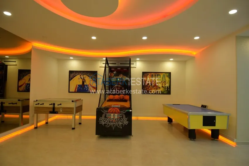 Квартира в Махмутларе, с мебелью в комплексе класса-люкс 14 