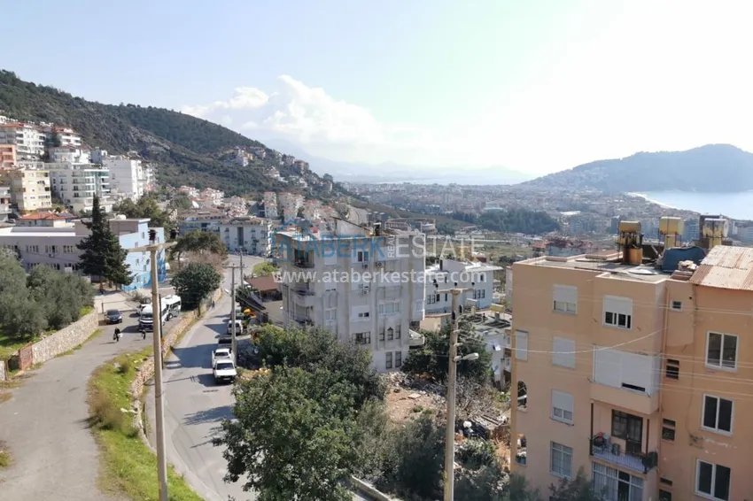 Приобрести Видовая квартира в Алании - район пляжа Клеопатра с отдельной кухней  16 