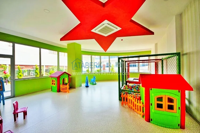 Квартира в Махмутларе меблированная с видом на горы и море 14 