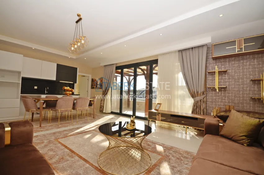 Приобрести Видовой пентхаус-дуплекс в районе Кестель с мебелью в элитном комплексе  14 