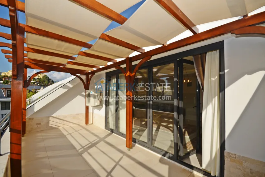 Приобрести Видовой пентхаус-дуплекс в районе Кестель с мебелью в элитном комплексе  16 