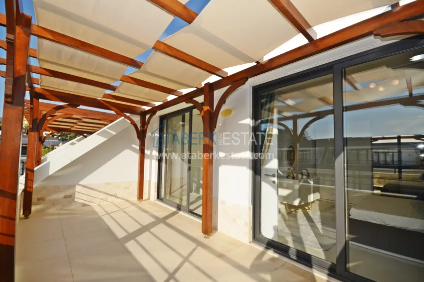 Приобрести Видовой пентхаус-дуплекс в районе Кестель с мебелью в элитном комплексе  18 