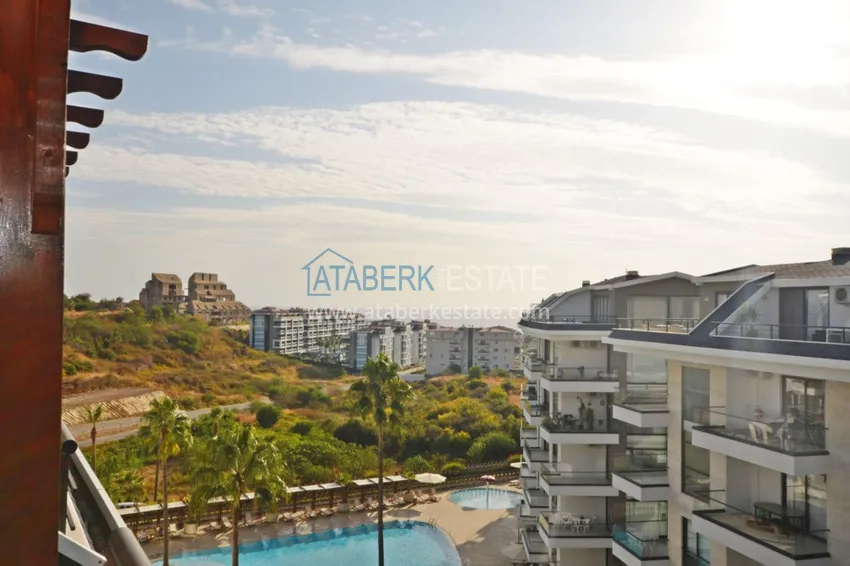 Приобрести Видовой пентхаус-дуплекс в районе Кестель с мебелью в элитном комплексе  19 