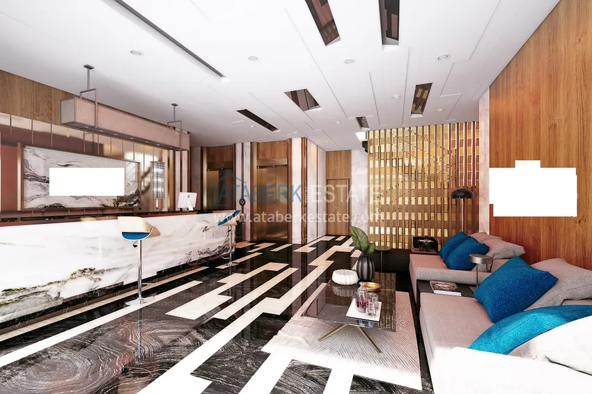 Пентхаусы и квартиры в районе Оба по доступным ценам в строящемся жилом комплексе  13 