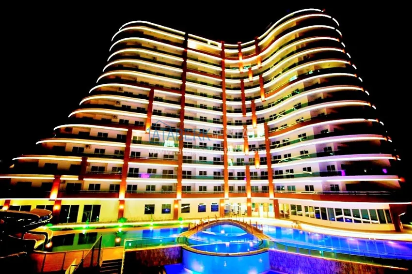 Квартира в Махмутларе меблированная с видом на горы и море 1 