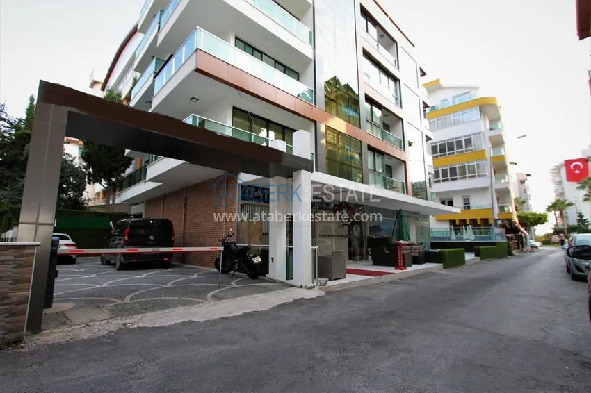 Квартира в центре Алании, двухкомнатная с мебелью - район пляжа Клеопатра 3 