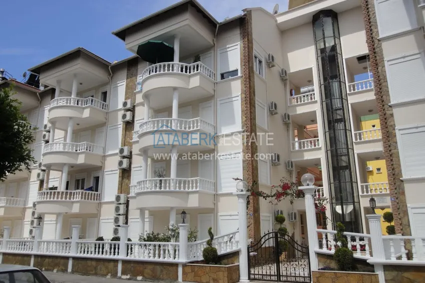 Квартира в центре Алании с авторским интерьером в 50 метрах от пляжа Клеопатра 2 