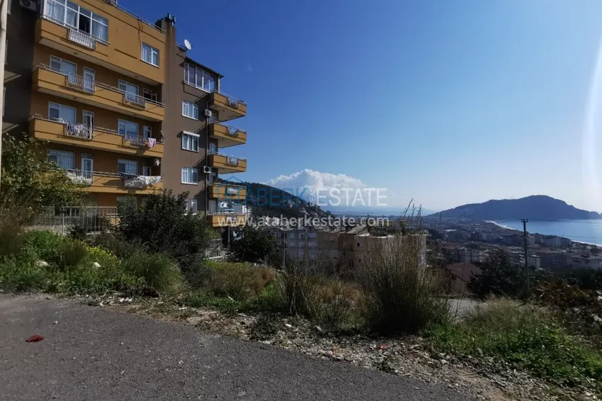 Видовая квартира в Алании - район пляжа Клеопатра с отдельной кухней  3 