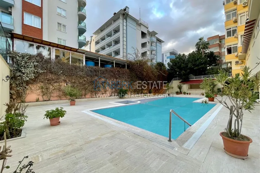 Квартира в центре Алании, с мебелью в жилом комплексе 2 