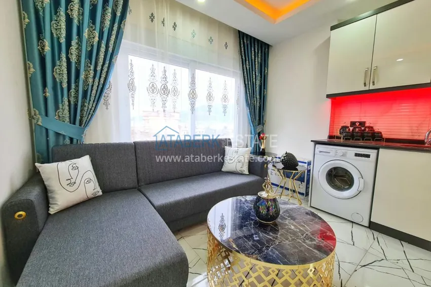 Приобрести Квартира в районе Оба двухкомнатная со стильным интерьером  2 