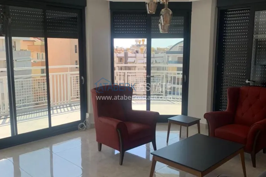 Приобрести Квартира в центре Алании меблированная, после ремонта с видом на море  3 