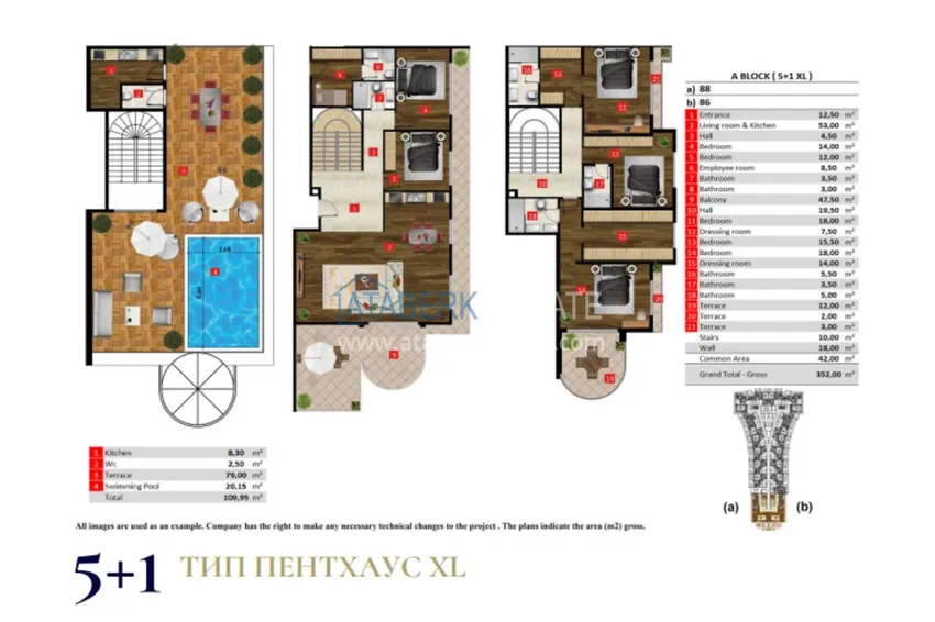 Приобрести Квартира в Авсалларе с новой мебелью в современном бутик-комплексе 3 