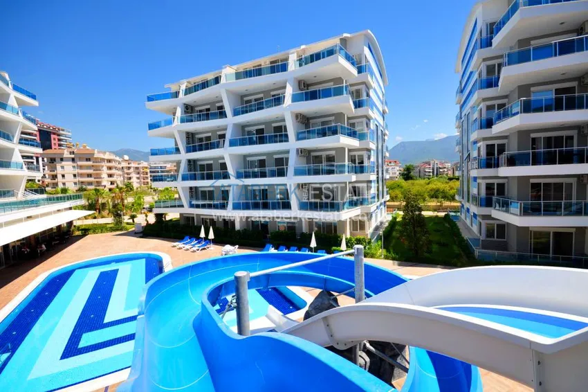 Квартира в районе Оба с видом на горы - в элитном жилом комплексе 4 