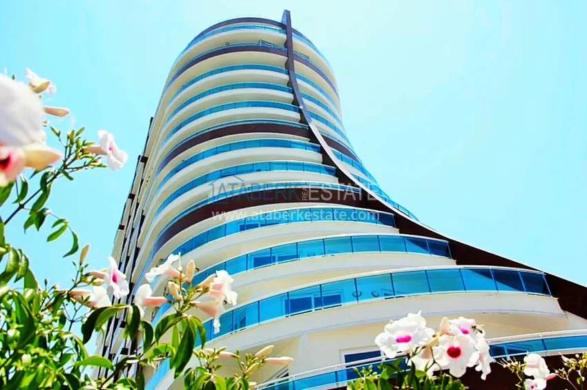 Квартира в Махмутларе меблированная с видом на горы и море 3 