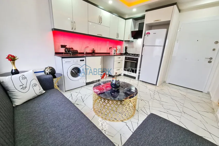 Приобрести Квартира в районе Оба двухкомнатная со стильным интерьером  3 