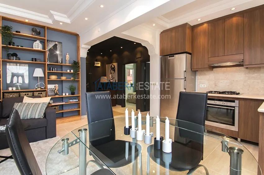 Приобрести Квартира в центре Алании с авторским интерьером в 50 метрах от пляжа Клеопатра 4 