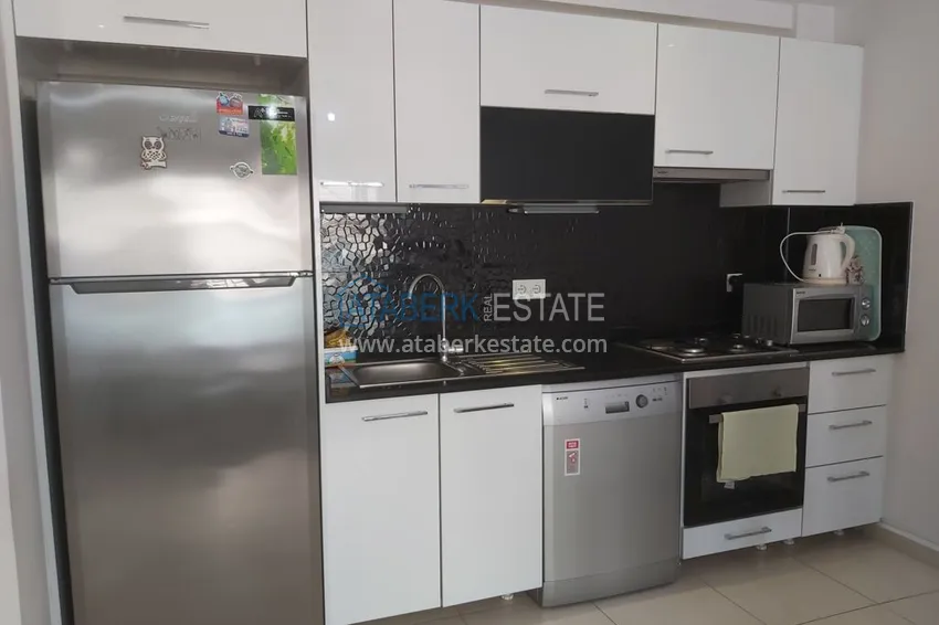 Приобрести Квартира в районе Оба с видом на горы - в элитном жилом комплексе 3 