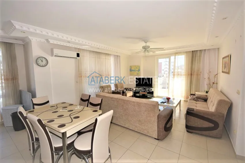 Приобрести Квартира в Махмутларе трехкомнатная - с мебелью, в жилом комплексе 5 