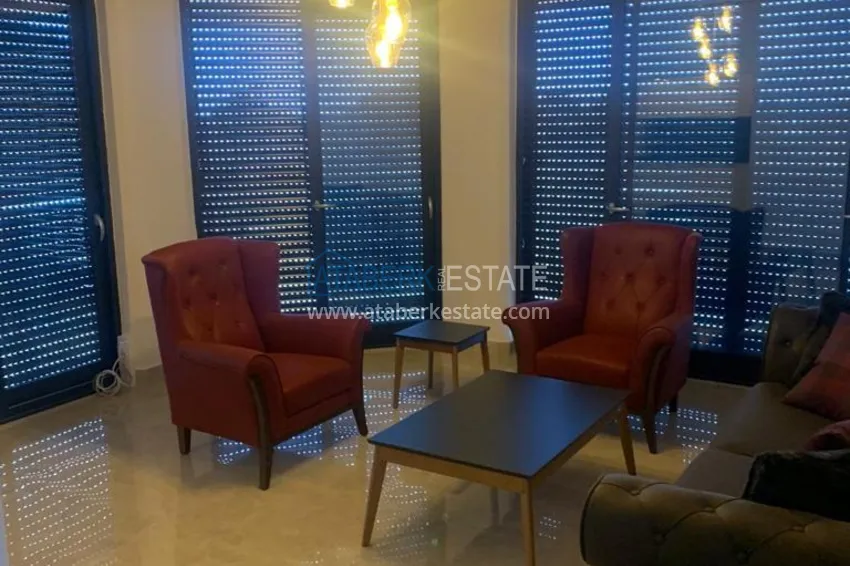 Приобрести Квартира в центре Алании меблированная, после ремонта с видом на море  4 