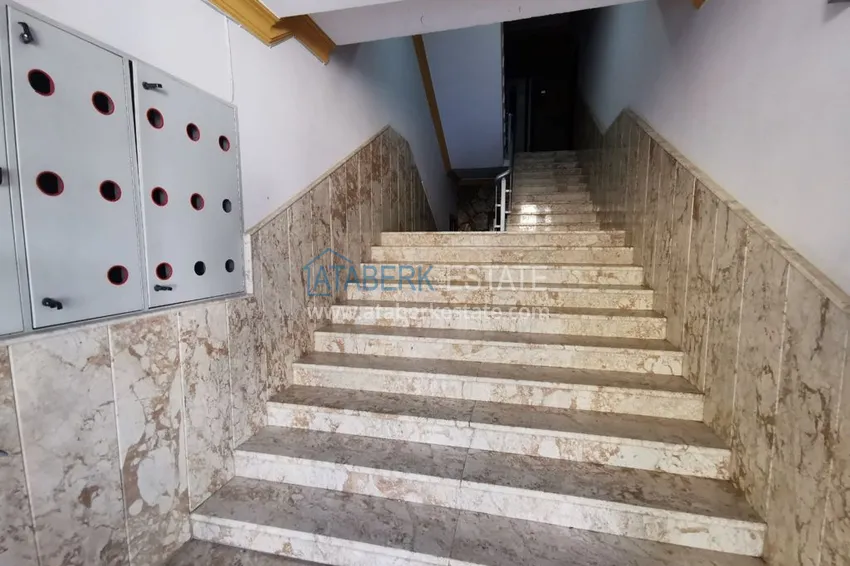 Видовая квартира в Алании - район пляжа Клеопатра с отдельной кухней  5 