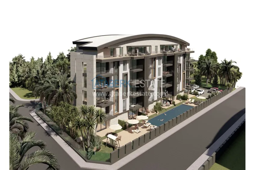 Квартиры от застройщика в Газипаше в новом проекте жилого комплекса 1 