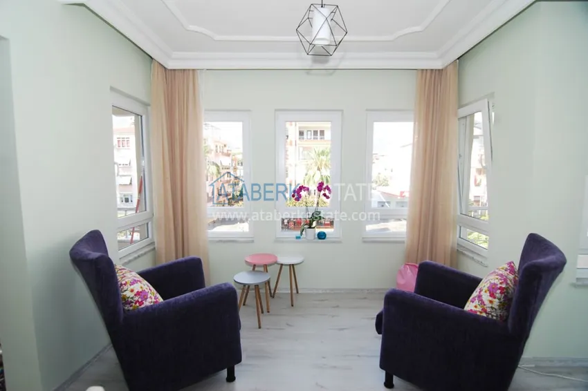 Квартира в центре Алании в 100 метрах от пляжа Клеопатра 4 