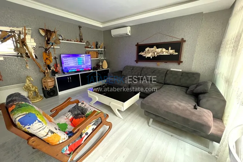 Приобрести Квартира в центре Алании, двухкомнатная с мебелью - район пляжа Клеопатра 5 