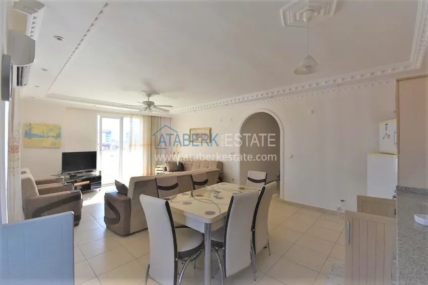 Приобрести Квартира в Махмутларе трехкомнатная - с мебелью, в жилом комплексе 6 