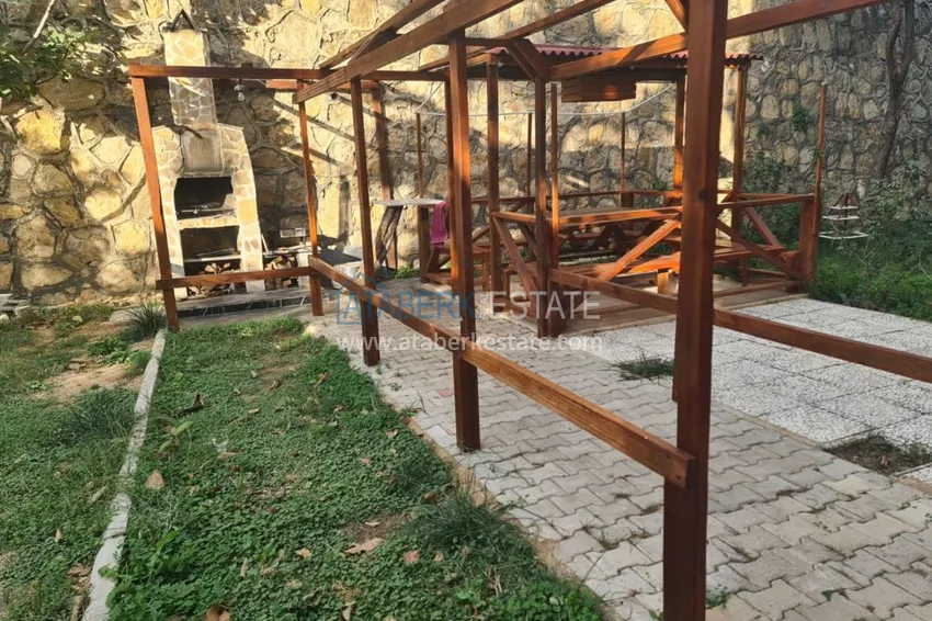 Квартира в Махмутларе с мебелью и видом на море и горы в жилом комплексе 10 