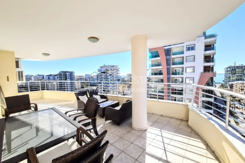 Приобрести Двухуровневый пентхаус в Махмутларе с видом на море  7 